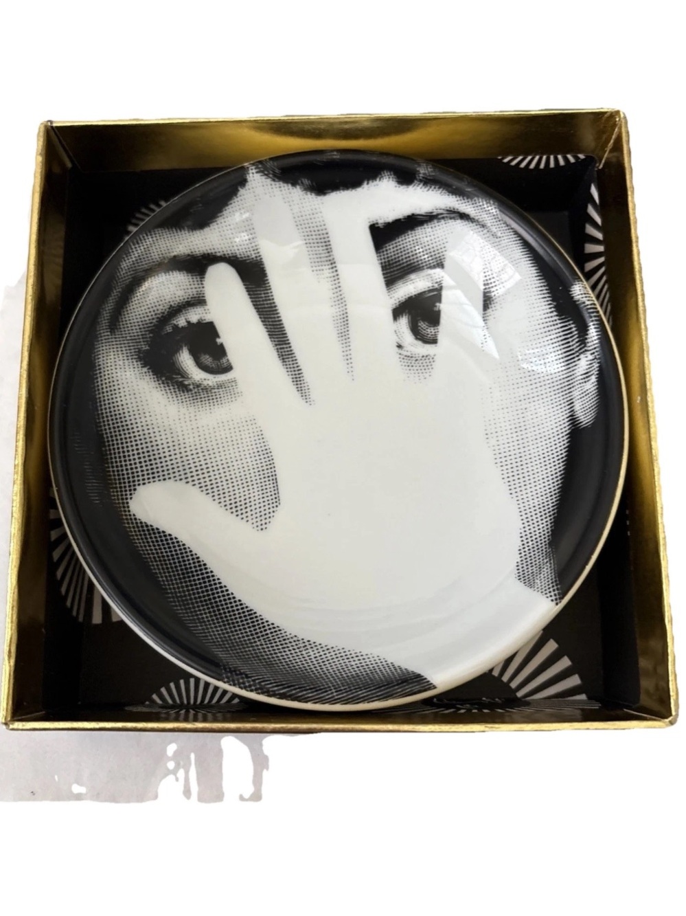 Fornasetti Ashtray Tema E Variazioni No 16 Lina w/ Box